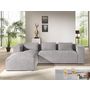 Voir la diapositive 5 : LISA DESIGN Stella - canapé d'angle - en velours côtelé - 4 places -style contemporain - gauche