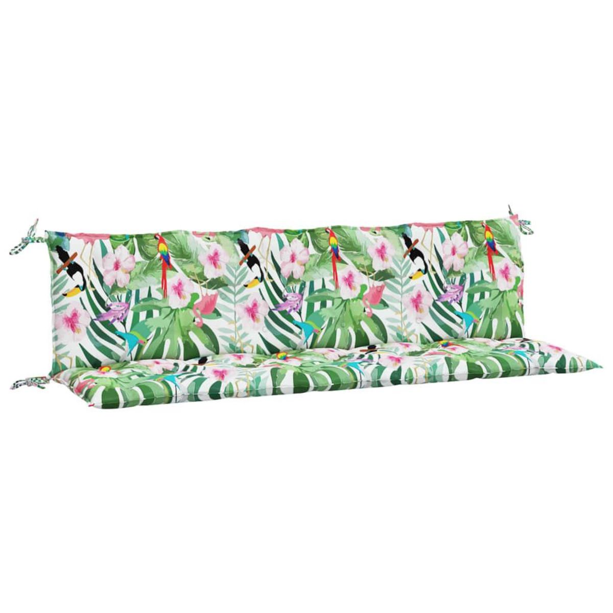 VIDAXL Coussins de banc de jardin lot de 2 multicolore tissu Oxford