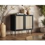 Voir la diapositive 1 : BEST MOBILIER Jose - buffet - bois et jute - 100 cm