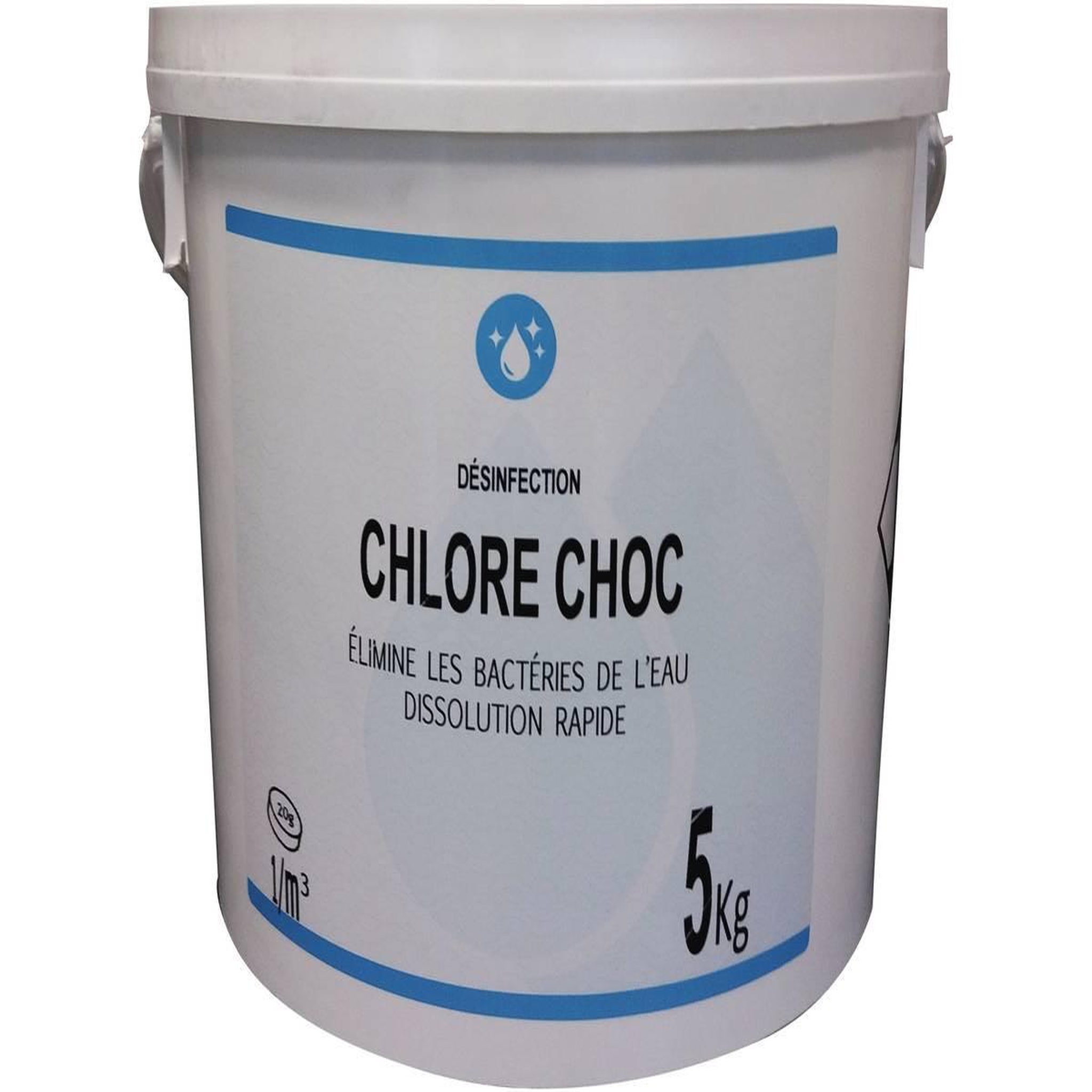 Habitat et Jardin Désinfectant  Chlore choc pastilles  - 4 kg
