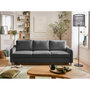 Voir la diapositive 5 : LISA DESIGN Will - canapé 3 places - convertible - en tissu
