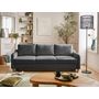 Voir la diapositive 5 : LISA DESIGN Will - canapé 3 places - convertible - en tissu