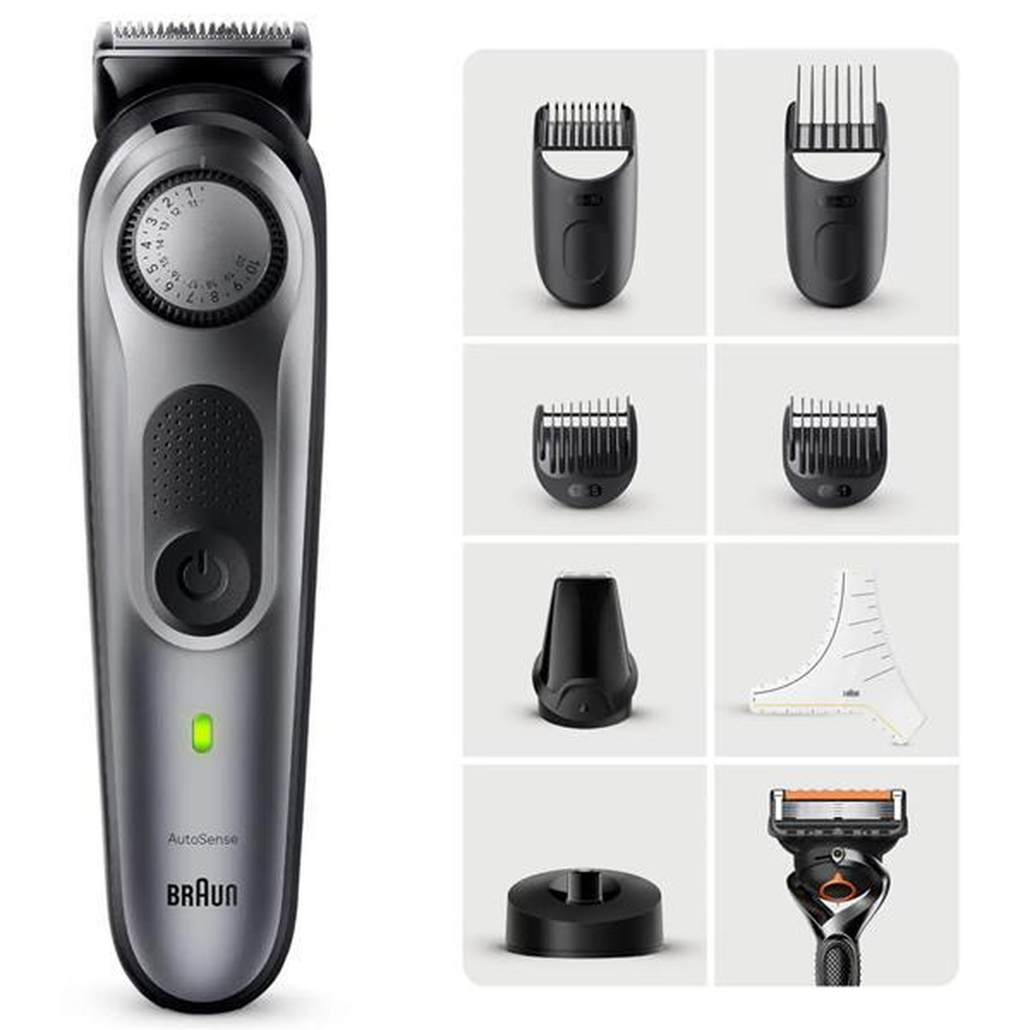 BRAUN Tondeuse à barbe rechargeable étanche - bt7420