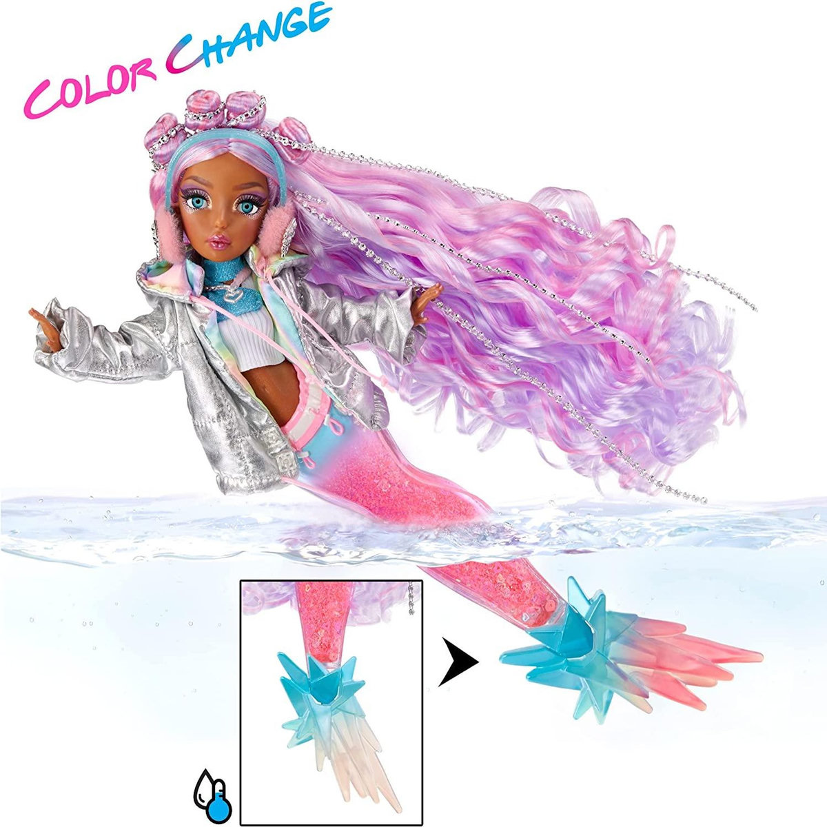 MGA Poupée Mermaze Mermaidz Winter Harmonique