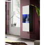Voir la diapositive 1 : Paris Prix Vitrine LED Murale Design  Fly III  126cm Blanc & Noir