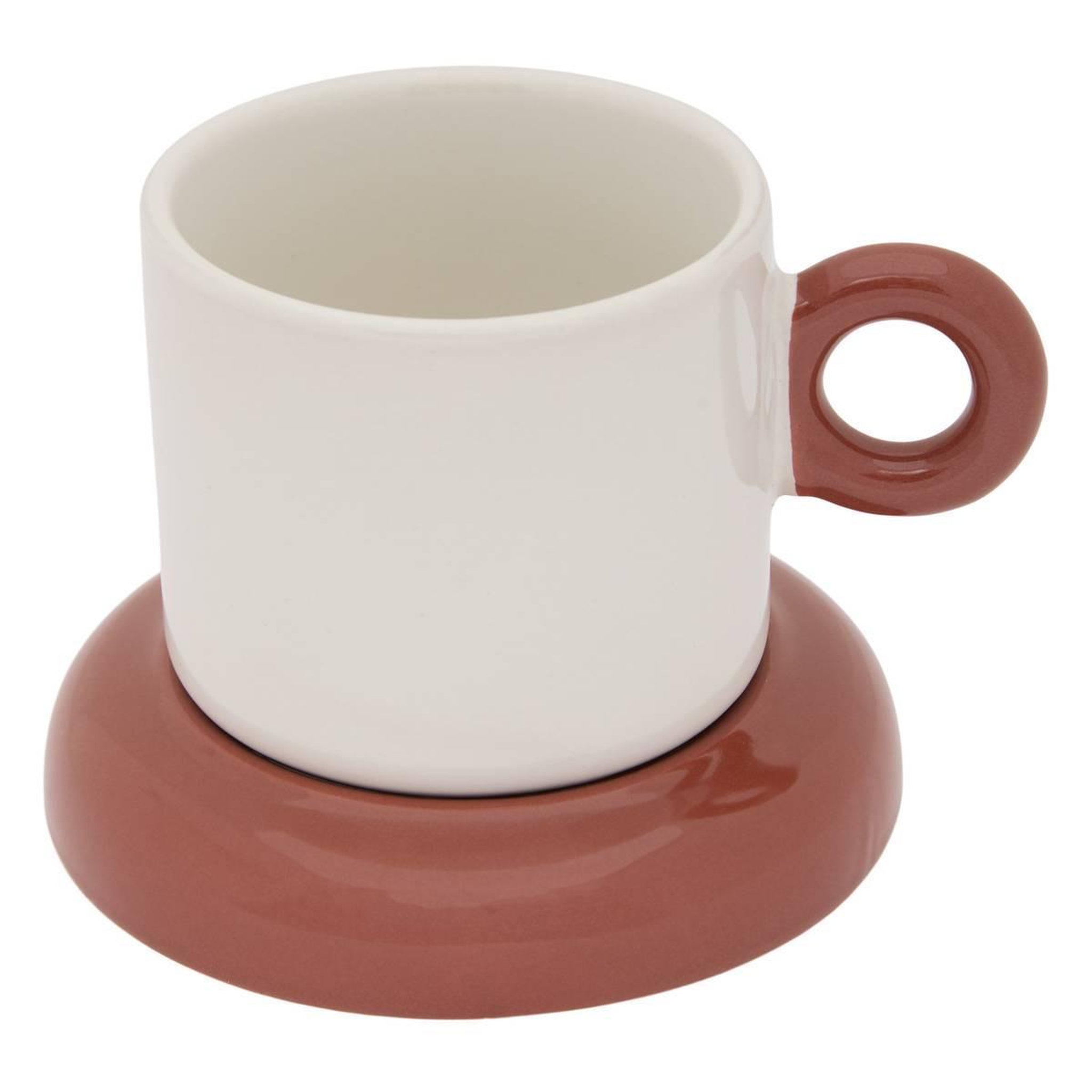 Voir la diapositive 2 : SECRET DE GOURMET Coffret 4 tasses à espresso  homy  11cl multicolore
