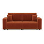 Voir la diapositive 1 : BEST MOBILIER Nicole - canapé droit 4 places convertible avec coffre en tissu