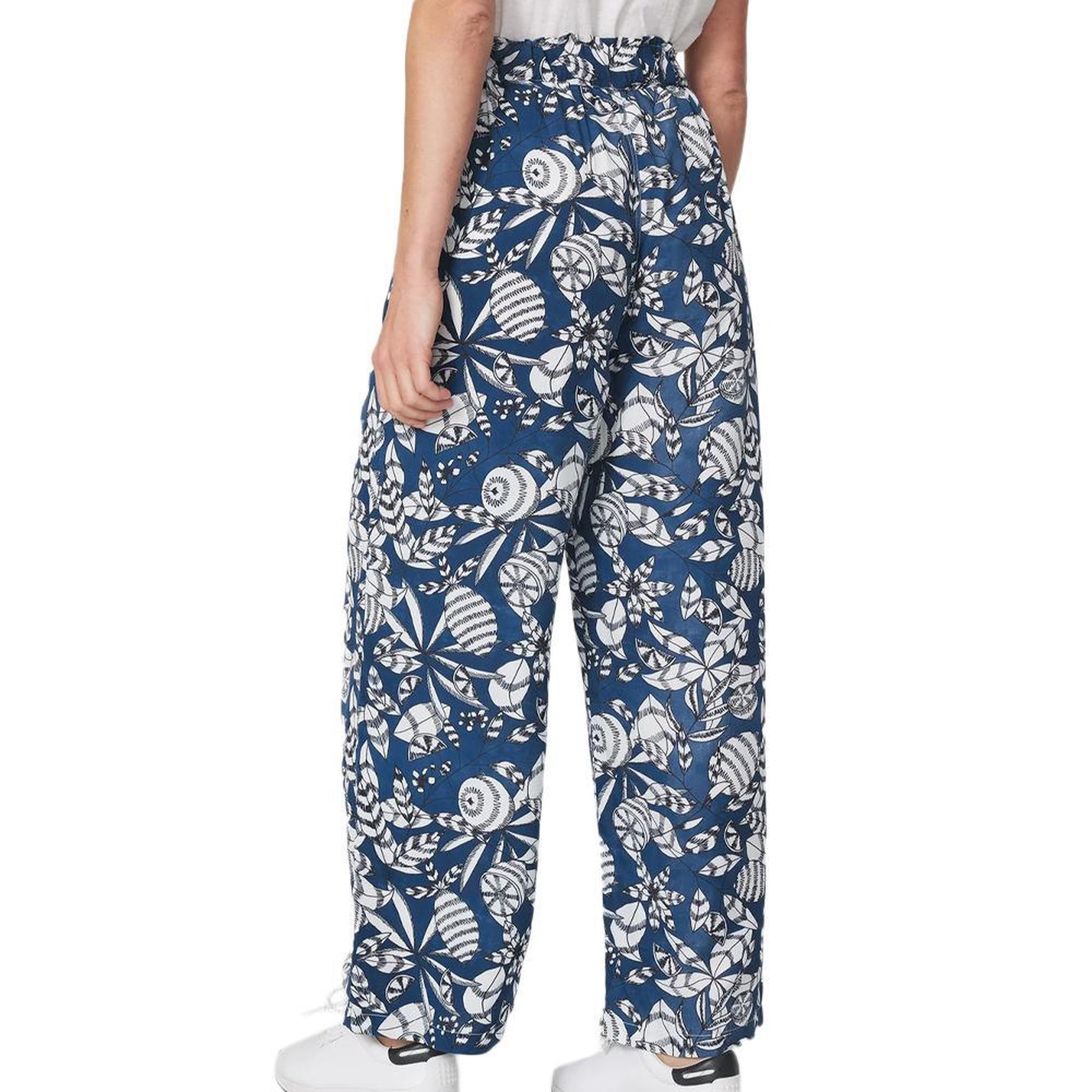 Voir la diapositive 2 : TBS Pantalon Bleu à Fleurs Femme TBS JANIEPAN