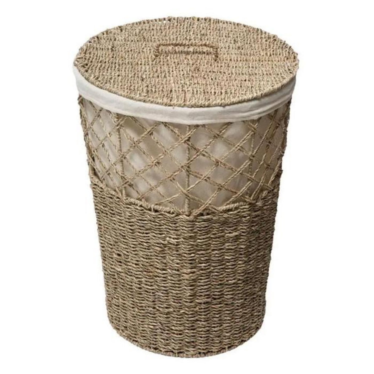 FIVE Panier à Linge Rond  Seagrass  52cm Naturel
