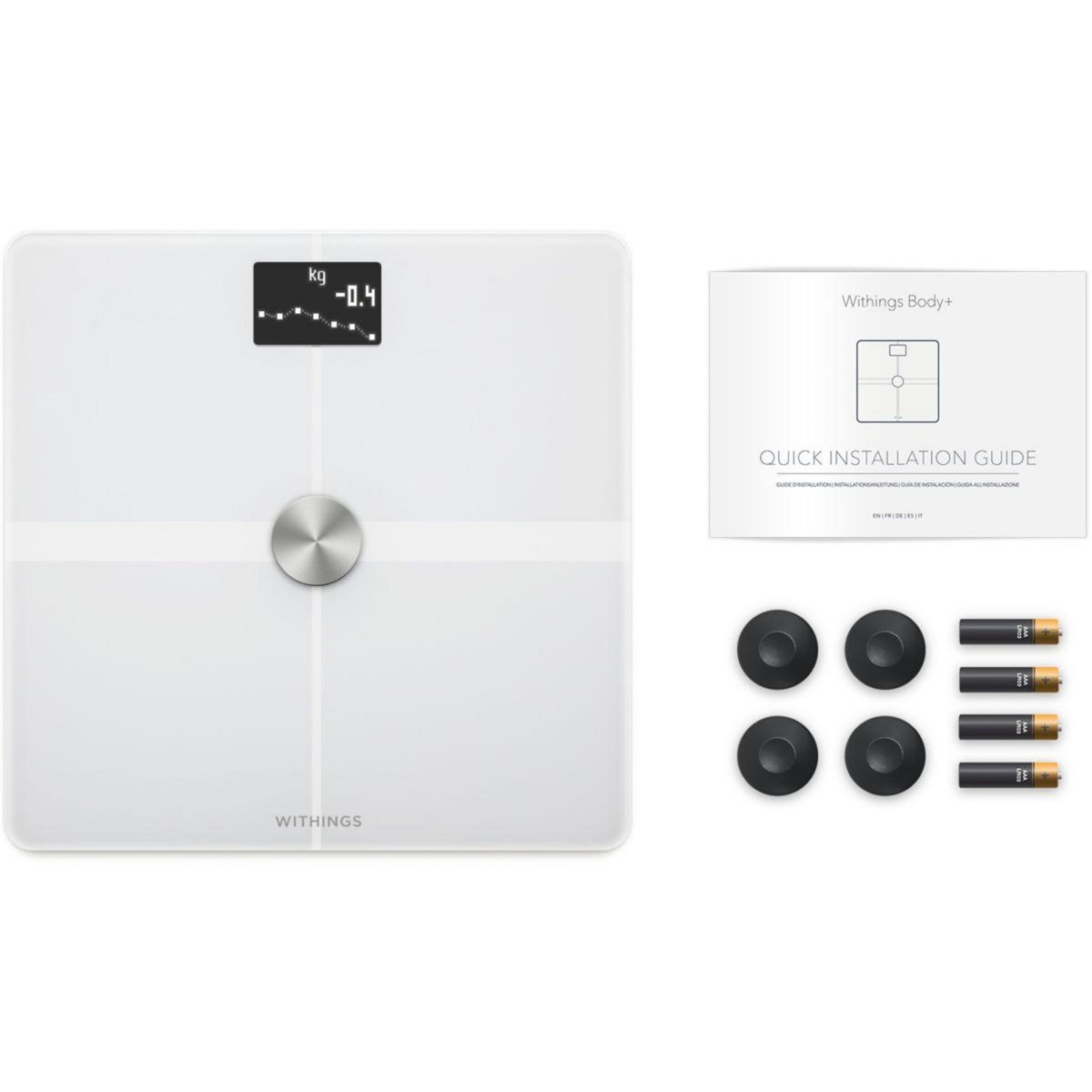 WITHINGS Pèse personne connecté Body plus blanc
