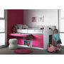 Voir la diapositive 4 : Paris Prix Lit Combiné Enfant  Bonny  90x200cm Fuchsia