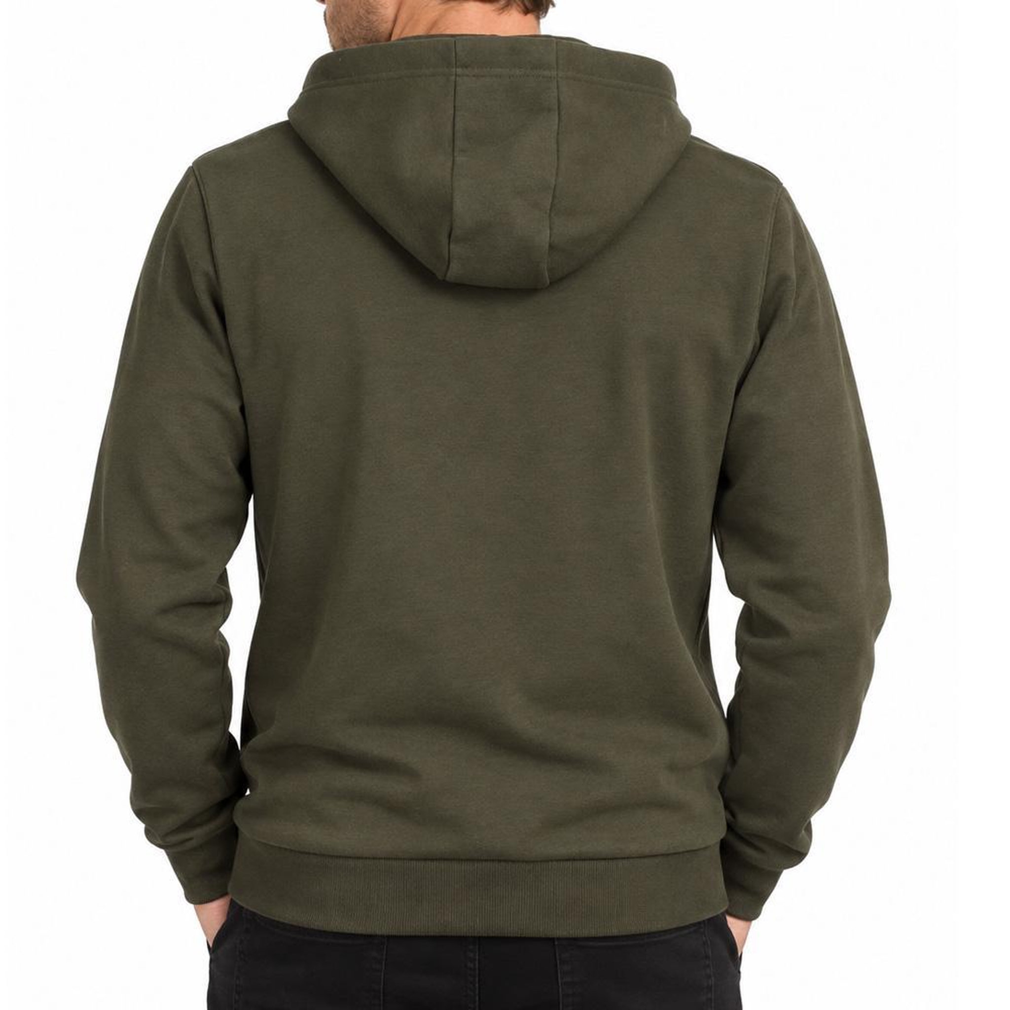 Voir la diapositive 3 : ELLESSE Sweat à capuche kaki homme ellesse sop23652a