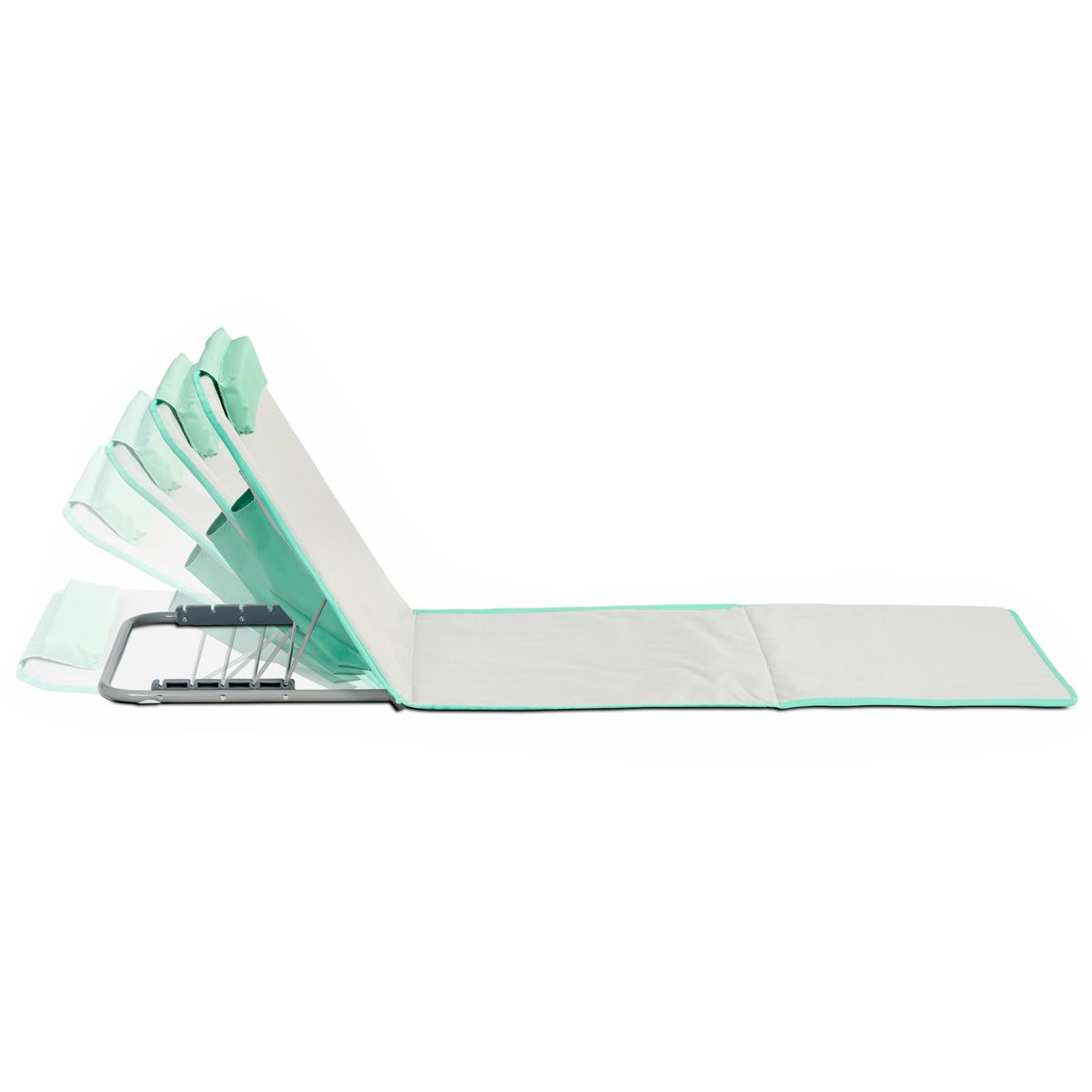 Clic Clac des Plages Cale dos bain de soleil acier 5 positions gris CLIC CLAC