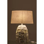 Voir la diapositive 3 : Paris Prix Lampe à Poser Coquillage  Effet Perlé  67cm Blanc Cassé