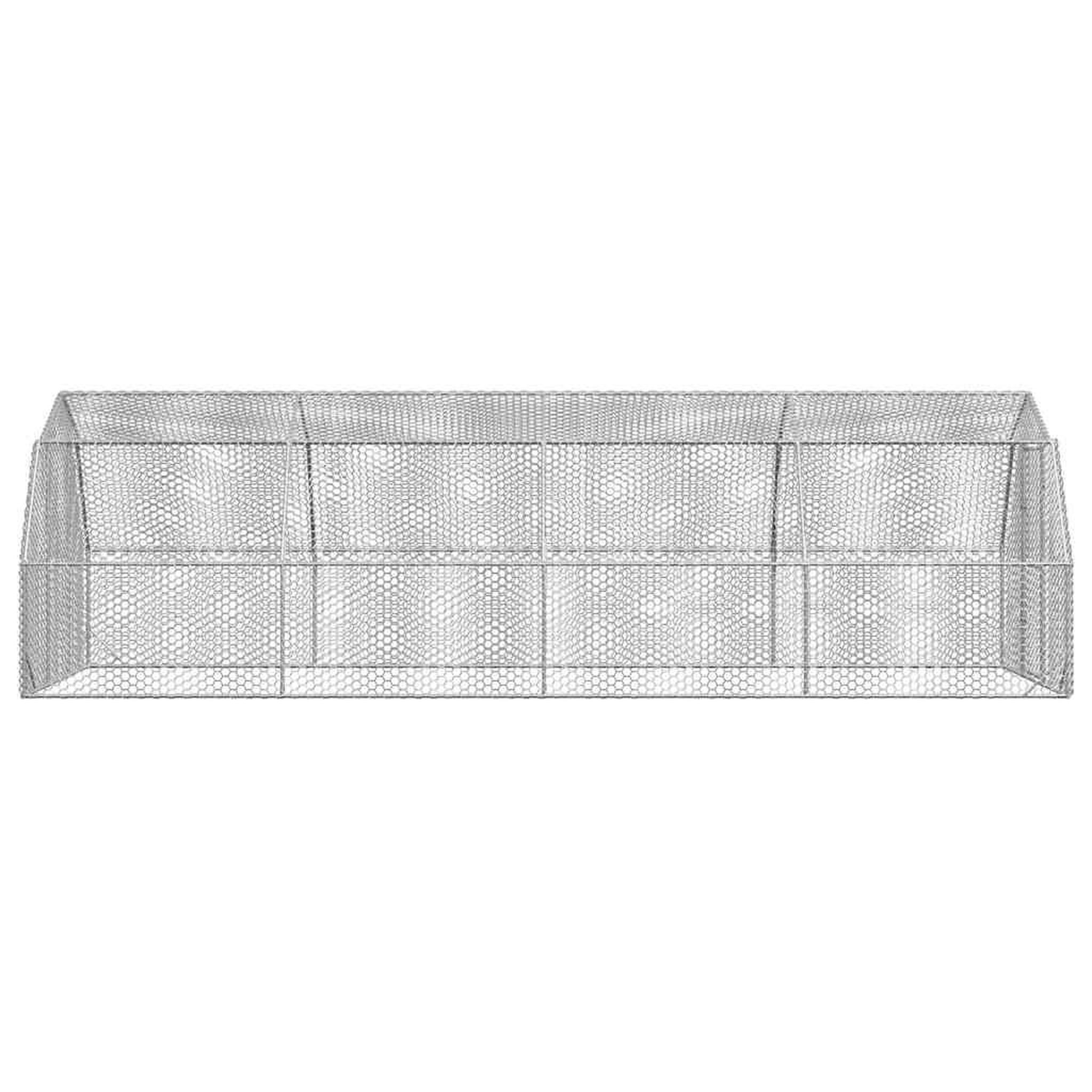 Voir la diapositive 4 : VIDAXL Poulailler 2,5x8x2,25 m acier galvanise