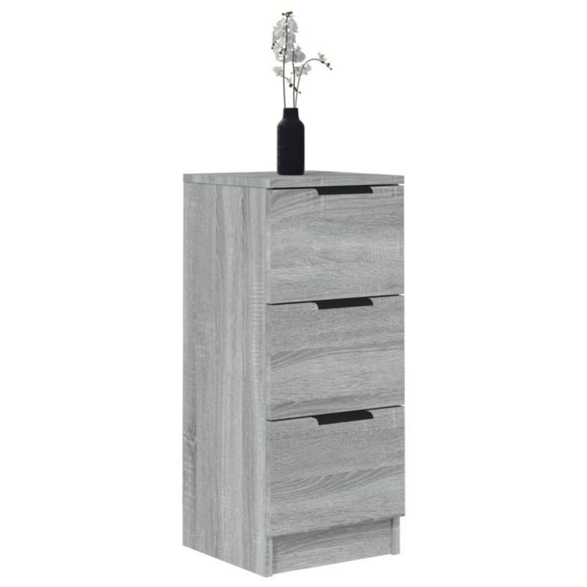 VIDAXL Buffet Sonoma gris 30x30x70 cm Bois d ingénierie