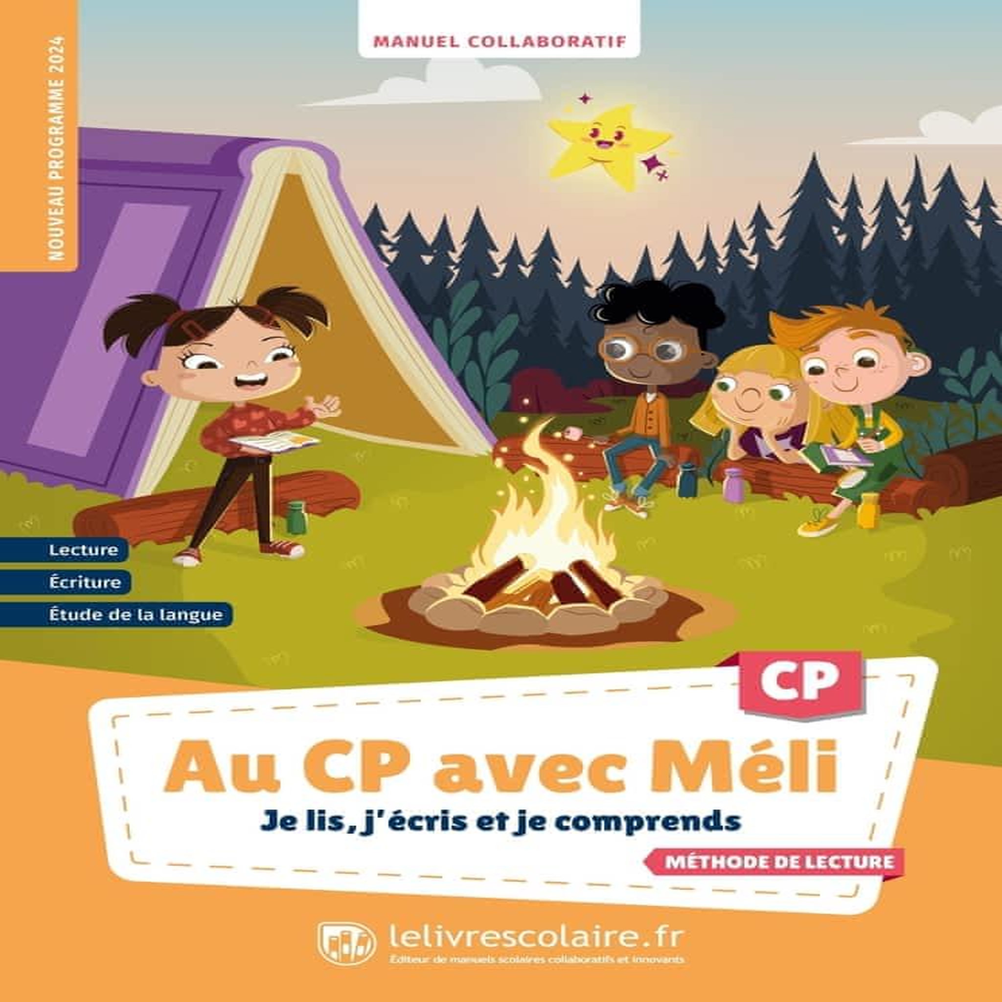 AU CP AVEC MELI. JE LIS, J'ECRIS ET JE COMPRENDS, EDITION 2024, Droit Morgane