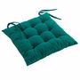 Voir la diapositive 1 : Paris Prix Coussin de Chaise  Mistral  40x40cm Émeraude