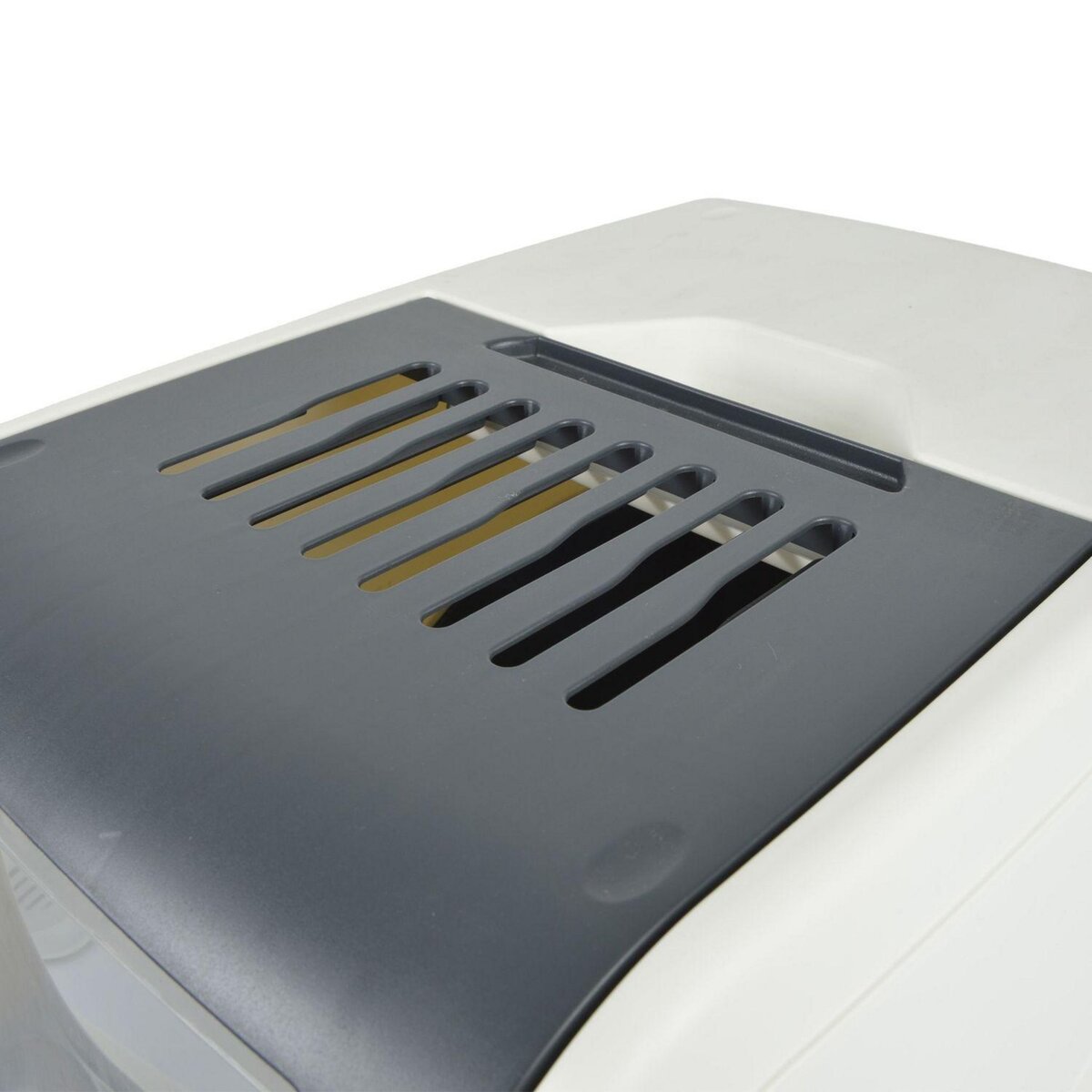 LOVE STORY Maison de toilette litière pour chat avec pelle SOCKS - Blanc et gris anthracite