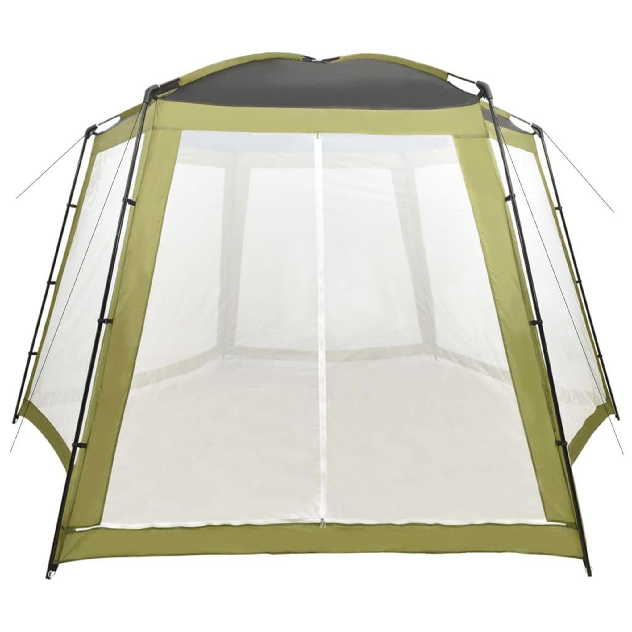 Voir la diapositive 2 : VIDAXL Tente de piscine Tissu 500x433x250 cm Vert
