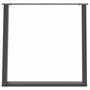 Voir la diapositive 5 : VIDAXL Pieds de table a manger forme de U 2 pcs 70x(72-73) cm acier
