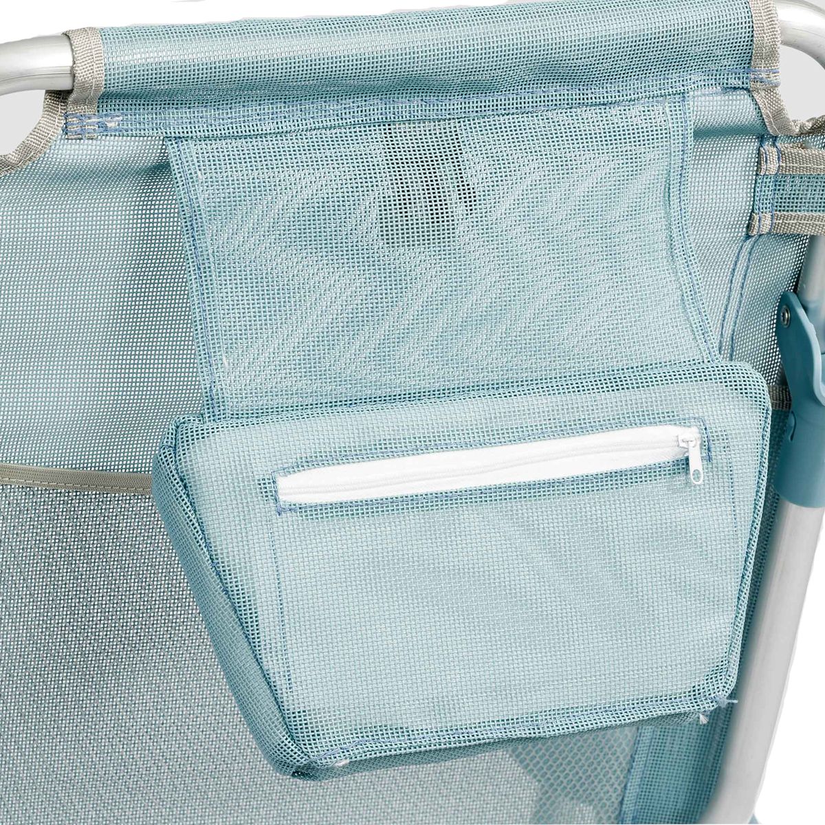 Clic Clac des Plages Fauteuil relax aluminium 4 positions bleu CLIC CLAC