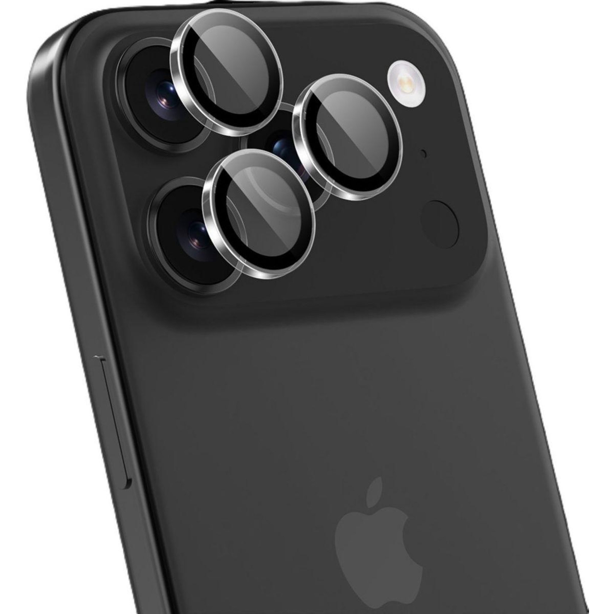 Voir la diapositive 2 : FORCE GLASS Pack iphone 18 pro + 3 protège lentilles