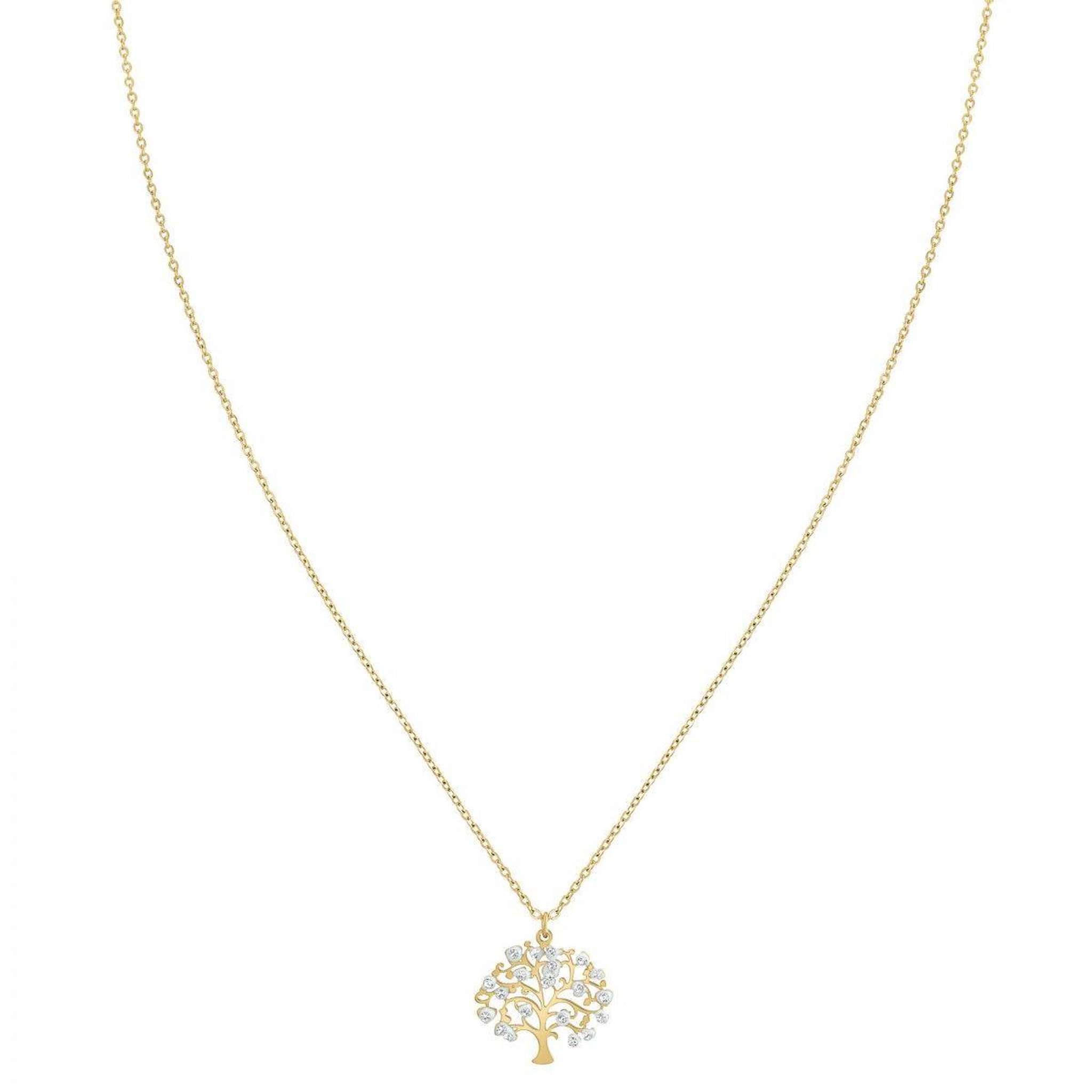 Voir la diapositive 3 : SC BOHEME Collier arbre de vie SC Bohème orné de Cristaux scintillants