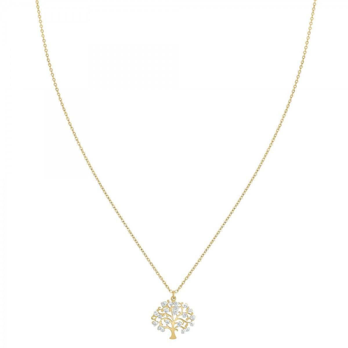 SC BOHEME Collier arbre de vie SC Bohème orné de Cristaux scintillants