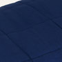 Voir la diapositive 4 : VIDAXL Couverture lestee Bleu 200x200 cm 9 kg Tissu