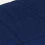 Voir la diapositive 4 : VIDAXL Couverture lestee Bleu 200x200 cm 9 kg Tissu