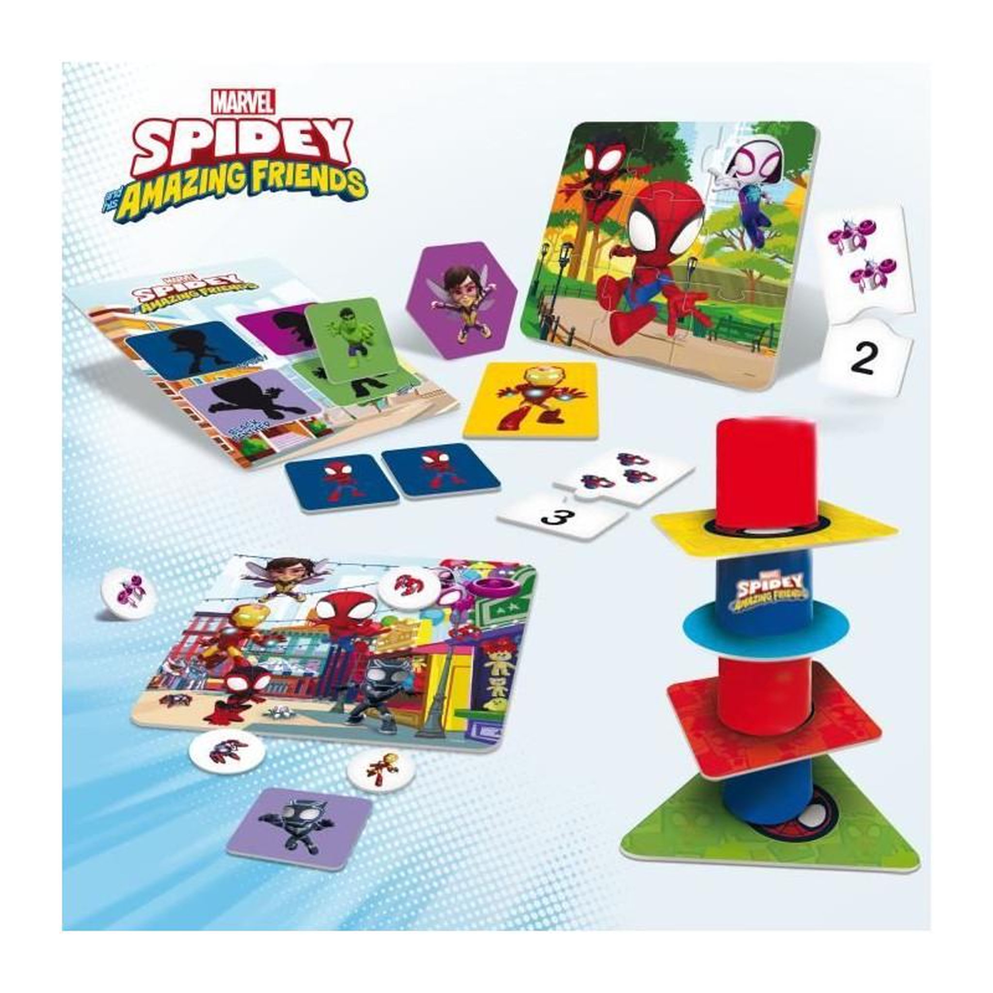 Voir la diapositive 3 : LISCIANI GIOCHI Collection de 10 jeux éducatifs pour les plus petits - Spidey - Edu Games - LISCIANI