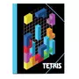  Pochette a rabat Tetris Elastique Ecole Chemise A4