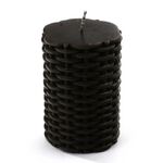 Comptoir des bougies Bougie ronde motif rattant