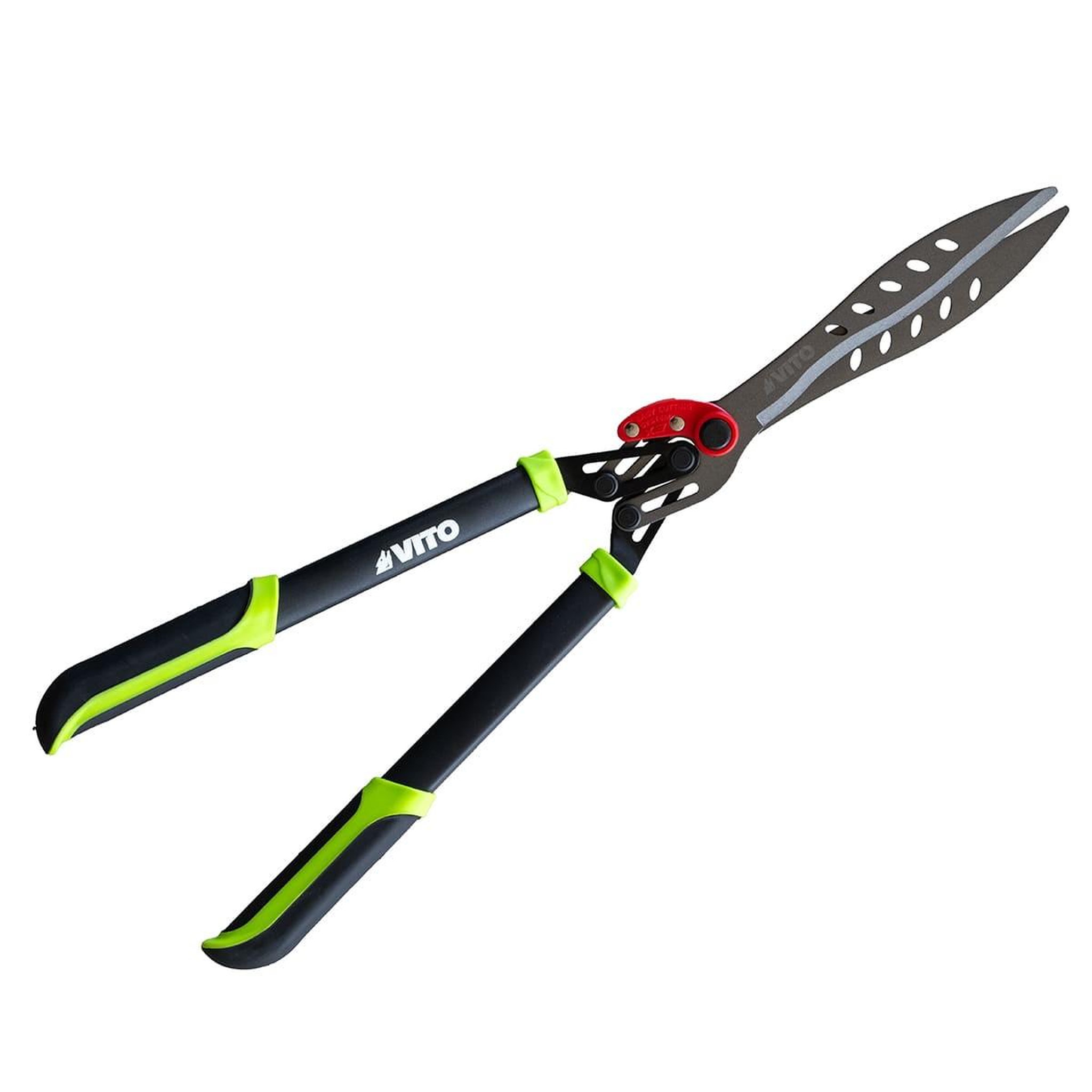 Voir la diapositive 5 : VITO Cisaille de jardin avec levier démultiplicateur lame 27.5cm – sécateur jardin coupe arbustes, haies, branches vito