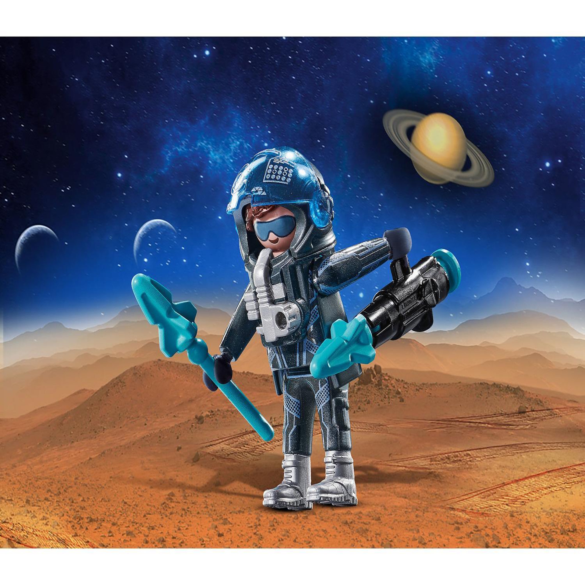 Voir la diapositive 3 : PLAYMOBIL Figurine Playmobil Ranger de l'espace