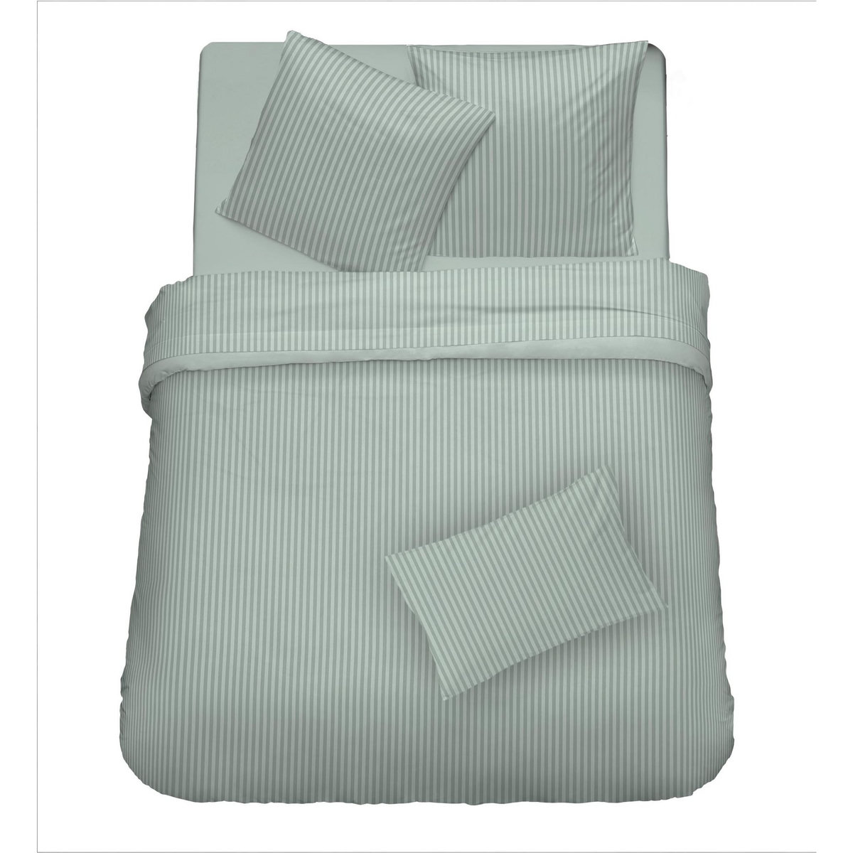 Parure de drap unie en satin de coton 70 fils 