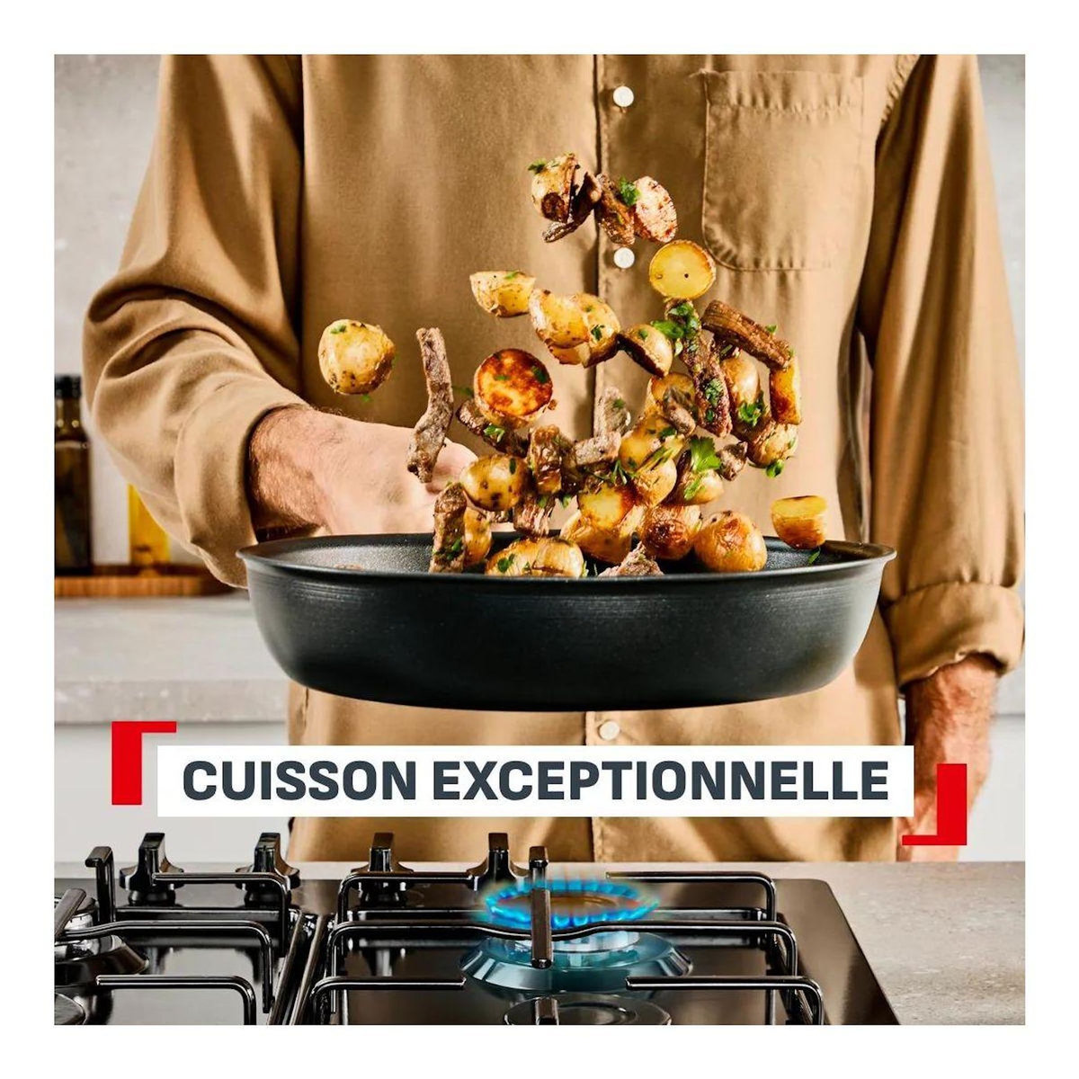 TEFAL Poêle 30 cm Excellence +