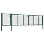 Voir la diapositive 2 : VIDAXL Portail de jardin Acier 500 x 75 cm Vert