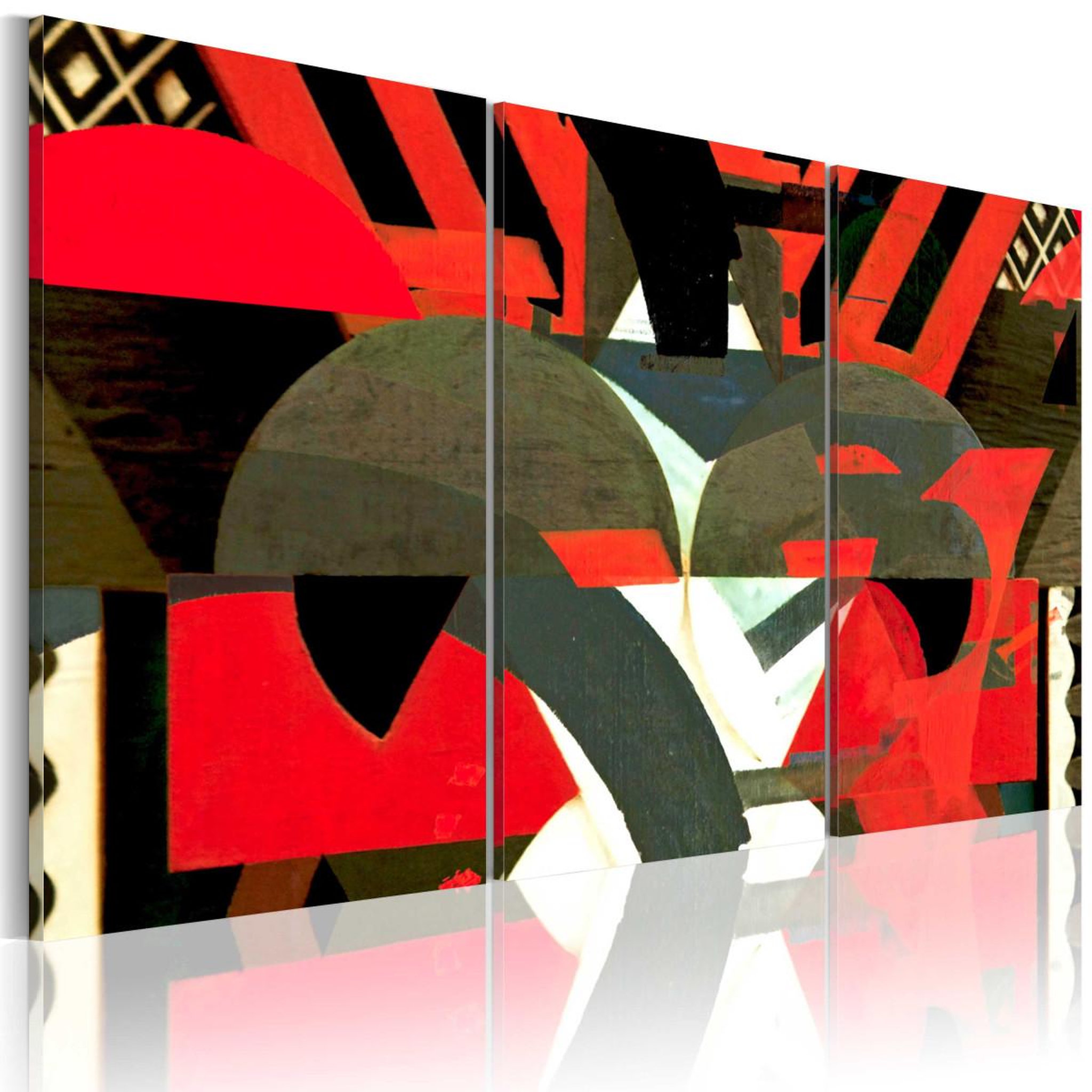 Paris Prix Tableau imprimé  formes abstraites. Coloris disponibles : Multicolore