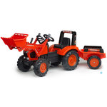 FALK Tractopelle Kubota M135GX avec pelle et remorque 