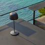 Voir la diapositive 2 : Lumisky Lampe de table sans fil SOPHIA Gris anthracite Aluminium H28CM