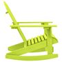 Voir la diapositive 3 : VIDAXL Chaise a bascule de jardin Adirondack bois de sapin massif vert