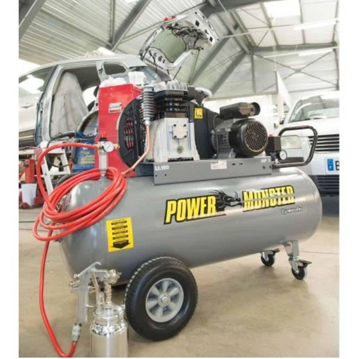 MECAFER Compresseur Power Monster 150L - 3CV - 10bars