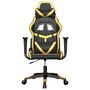 Voir la diapositive 3 : VIDAXL Chaise de jeu Noir et dore Similicuir