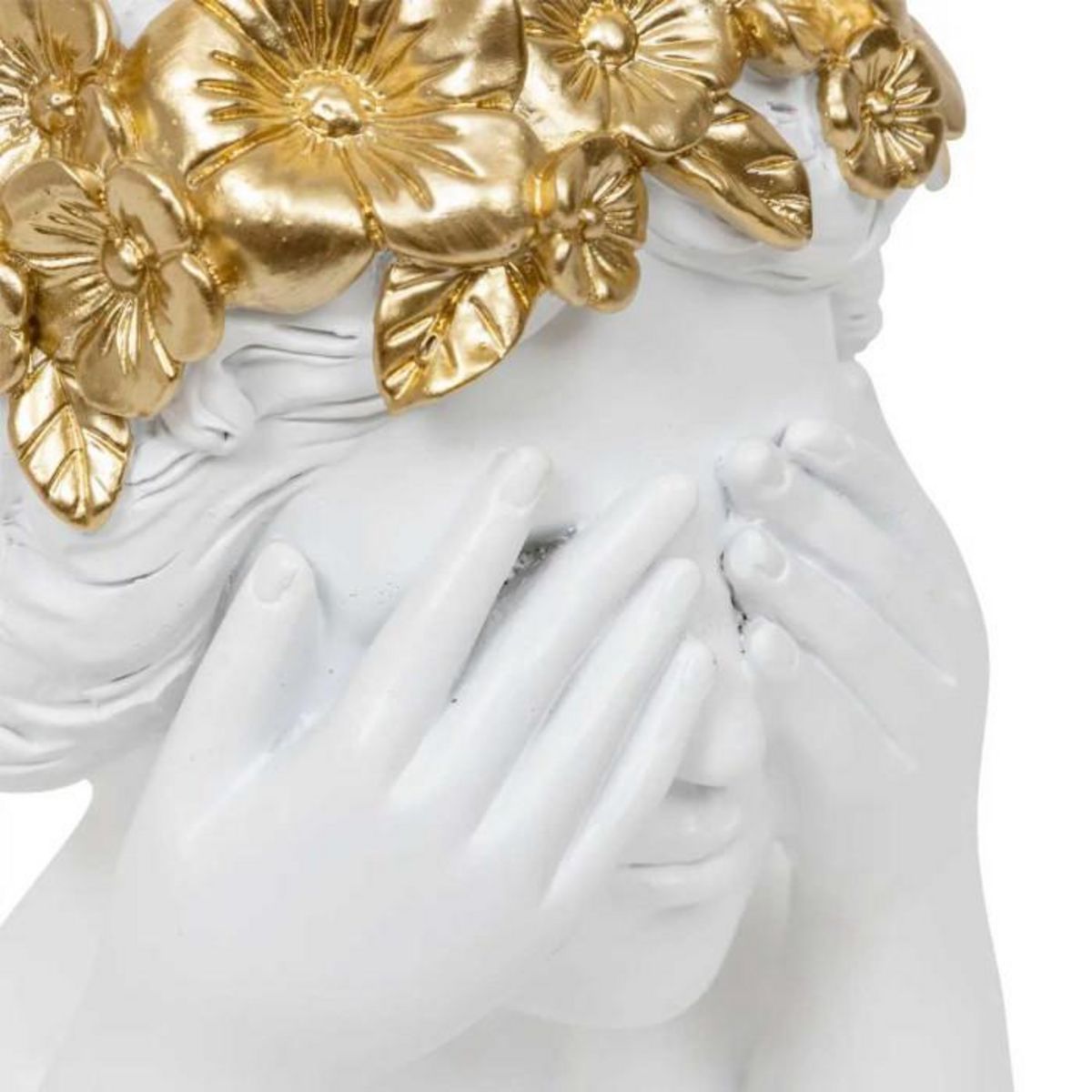 ATMOSPHERA Tête Femme Déco  Wild Romance  22cm Blanc