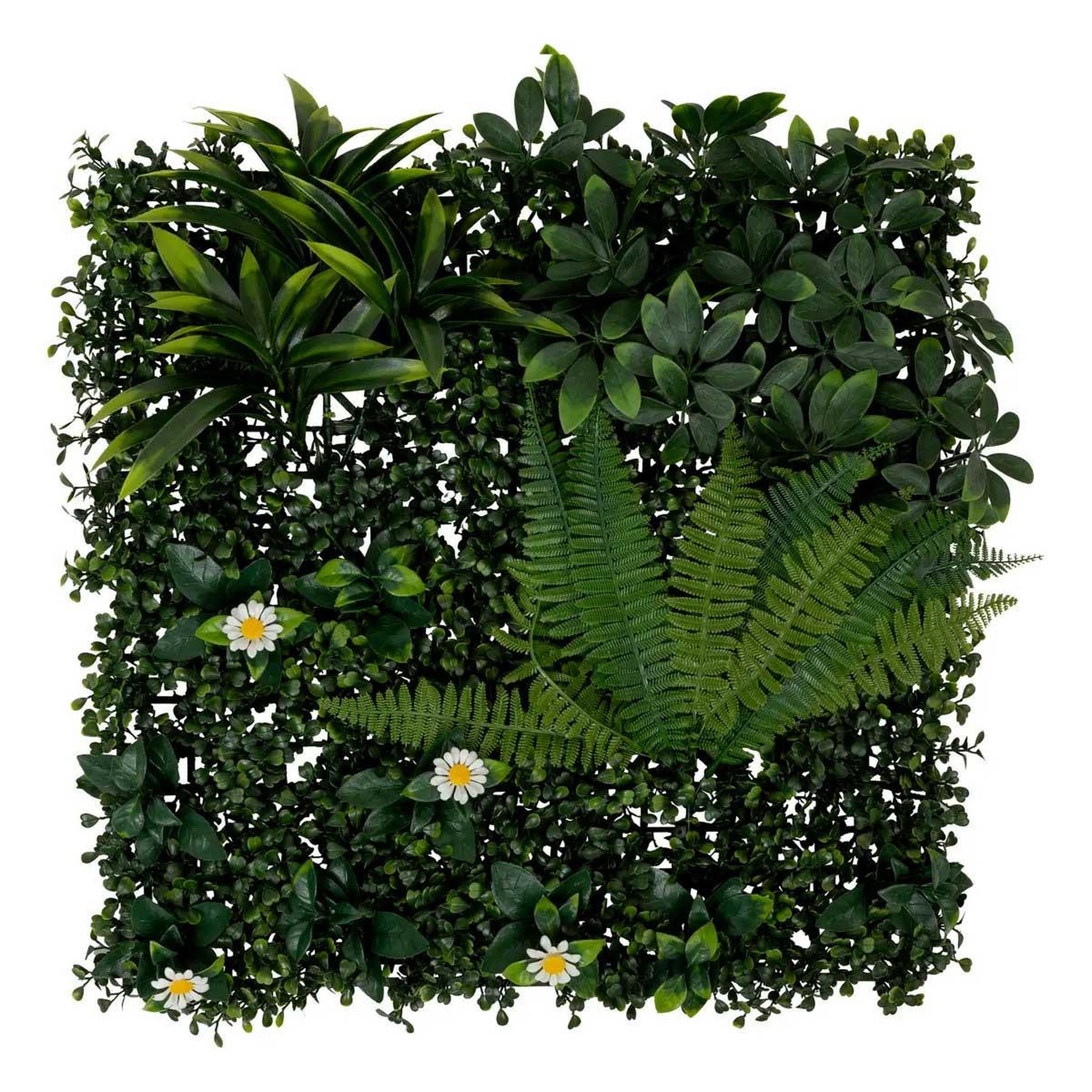 ATMOSPHERA Carré végétal artificiel jungle  izy  50cm vert