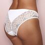 Voir la diapositive 3 : SANS COMPLEXE Slip en dentelle et microfibre