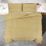 Voir la diapositive 5 : VIDAXL Ensemble de housse de couette Taupe 220x240 cm Microfibre