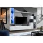 Voir la diapositive 2 : Paris Prix Ensemble Meuble TV Design  Switch II  250cm Blanc & Noir
